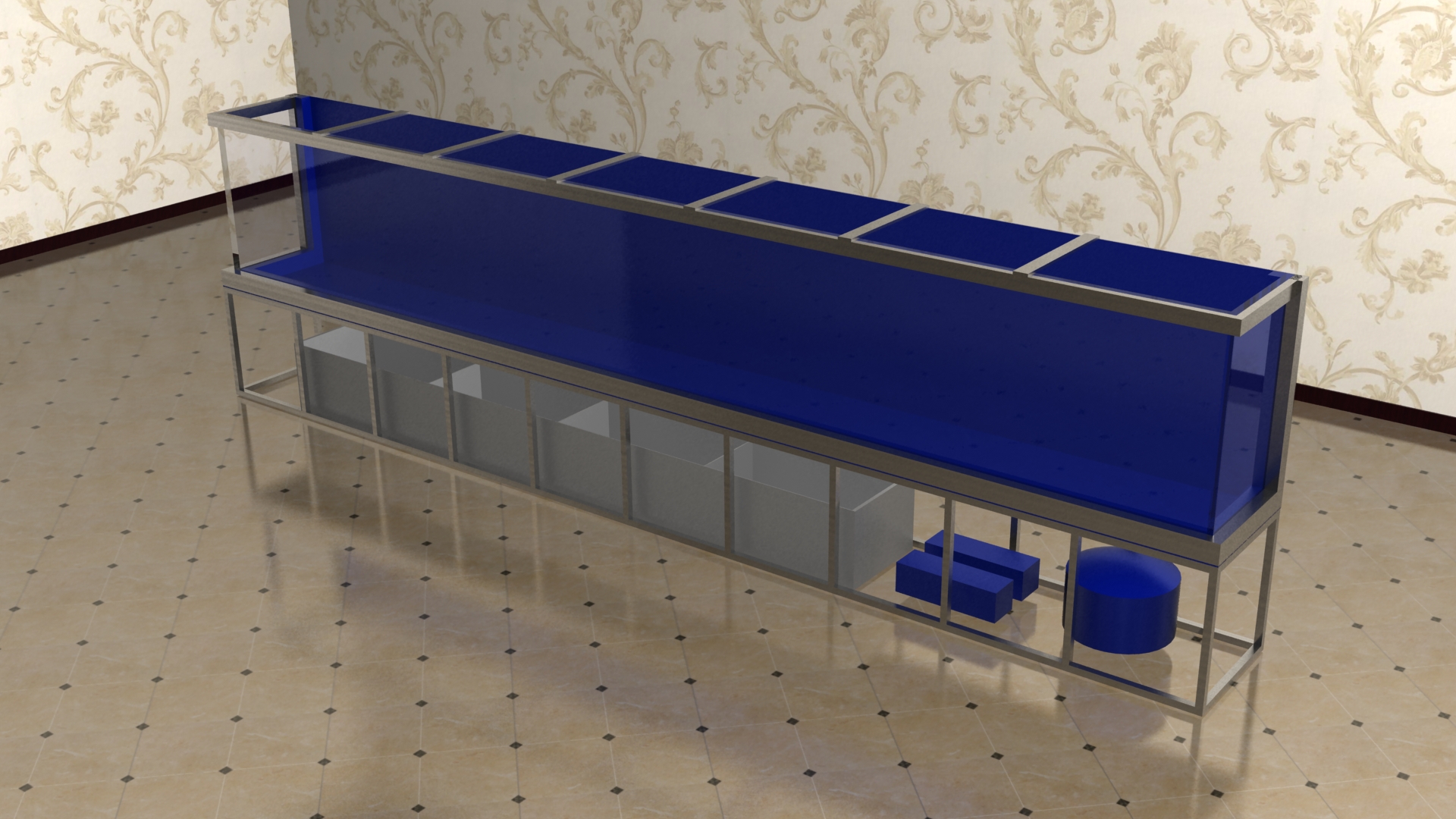Аквариумы из акрила на заказ.