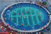 Акриловые стеновые панели для бассейна Аквариумная фабрика Leyu Aquarium является самой профессиональной - Leyu